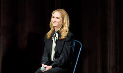 Play video of Holly Hunter Q and A at SCAD Savannah Film Festival