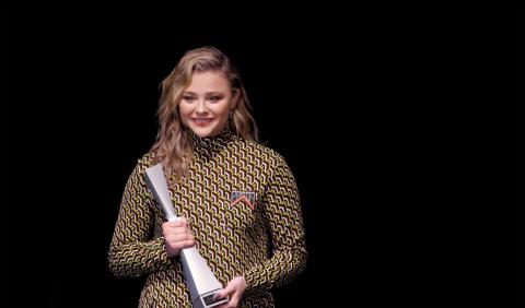 Play video of Chole Grace Moretz at SCAD Savannah Film Festival