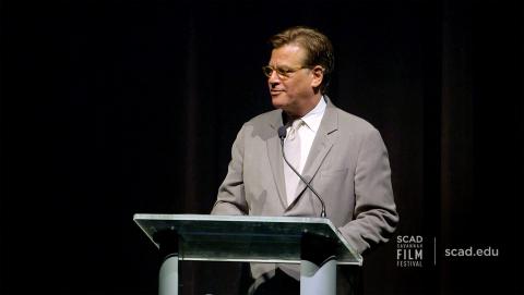 Play video of Aaron Sorkin at SCAD Savannah Film Festival